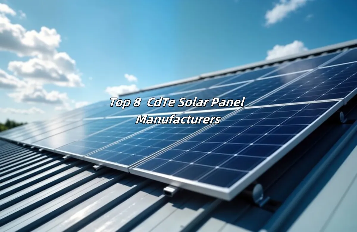 CdTe Solar Panel Manufacturers ผู้ผลิตแผงโซลาร์เซลล์ CdTe