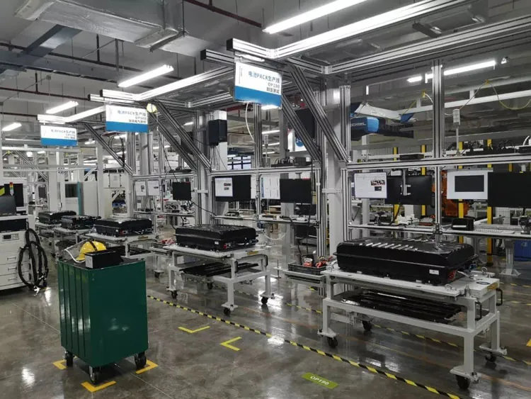 Lithium -ion battery pack Pack factory Usine de packs de batteries lithium-ion