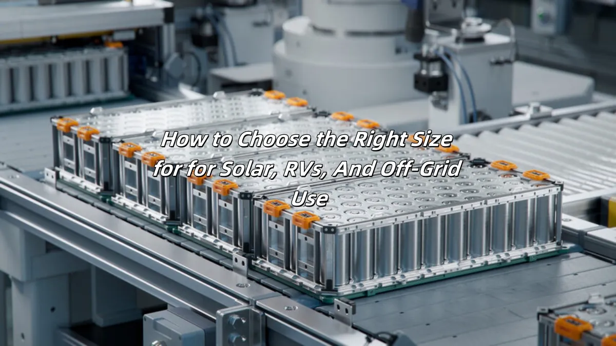 Lithium Battery Size Taille de la batterie au lithium