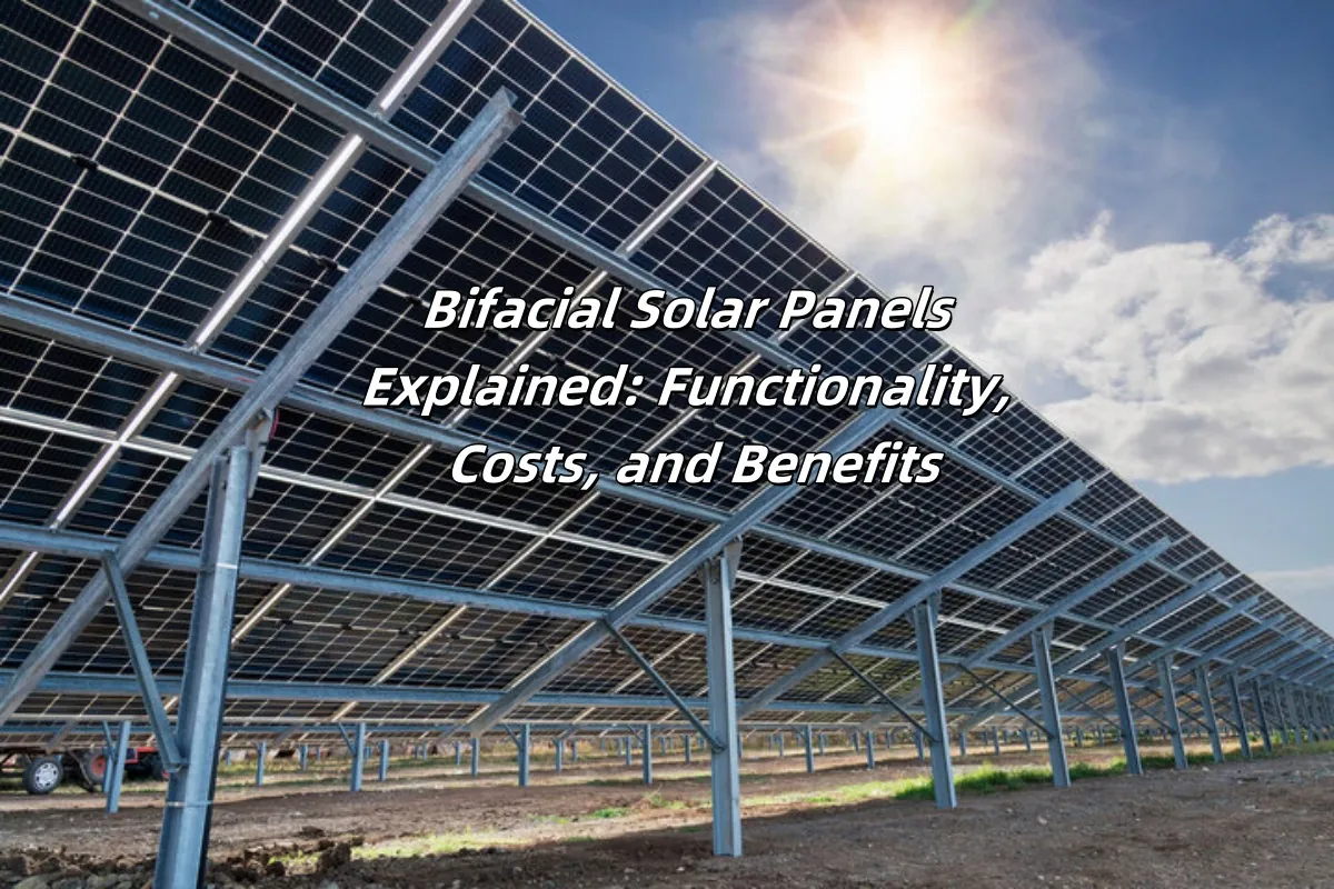 Bilateral solar panels Kétoldalú napelemek