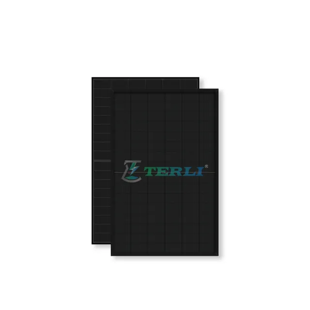 Panneau solaire photovoltaïque entièrement noir 440W-460W