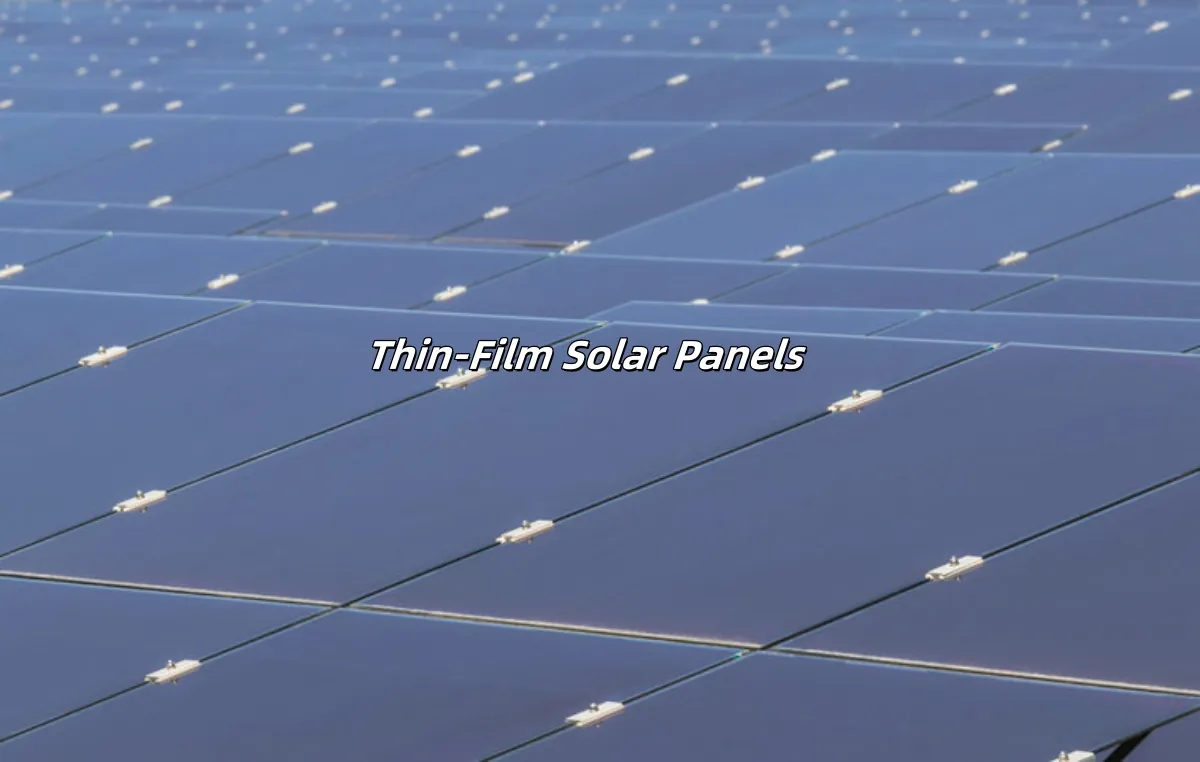 Thin-Film Solar Panels Manipis na film solar panel